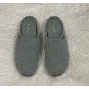 LIVING KITZBUHEL Light Grey Boiled Wool UNISEX Slippers Women's Sz EU 41